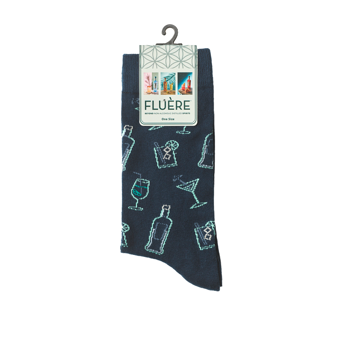 Fluère Cocktail Socks “ One size” fits all